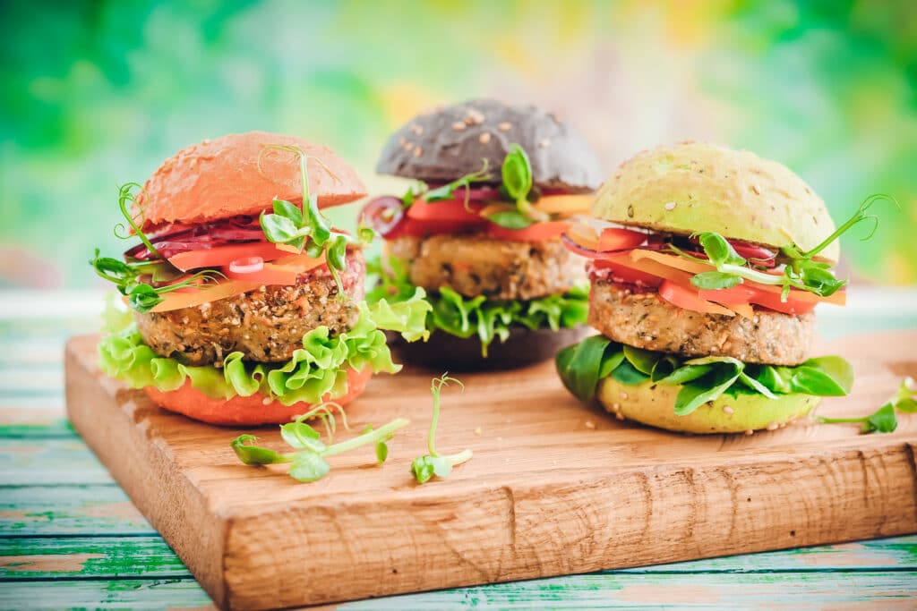 veganer/vegetarischer Burger: wir bieten auch Würzungen für fleischlose Alternativen an